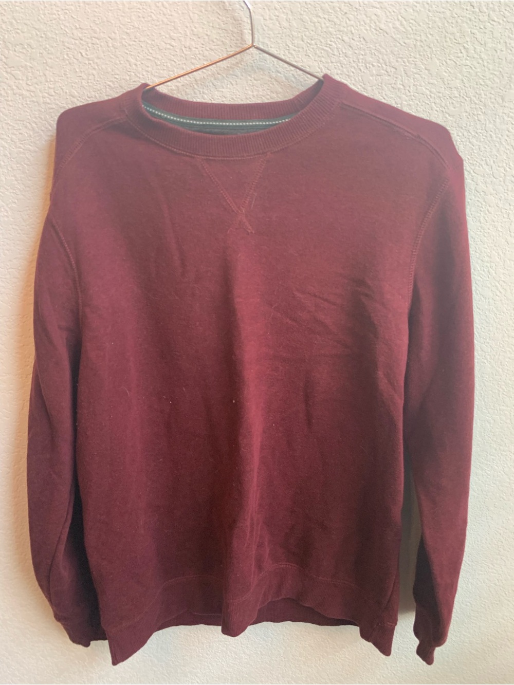 G.H. Bass & Co. Maroon Crewneck Sweater